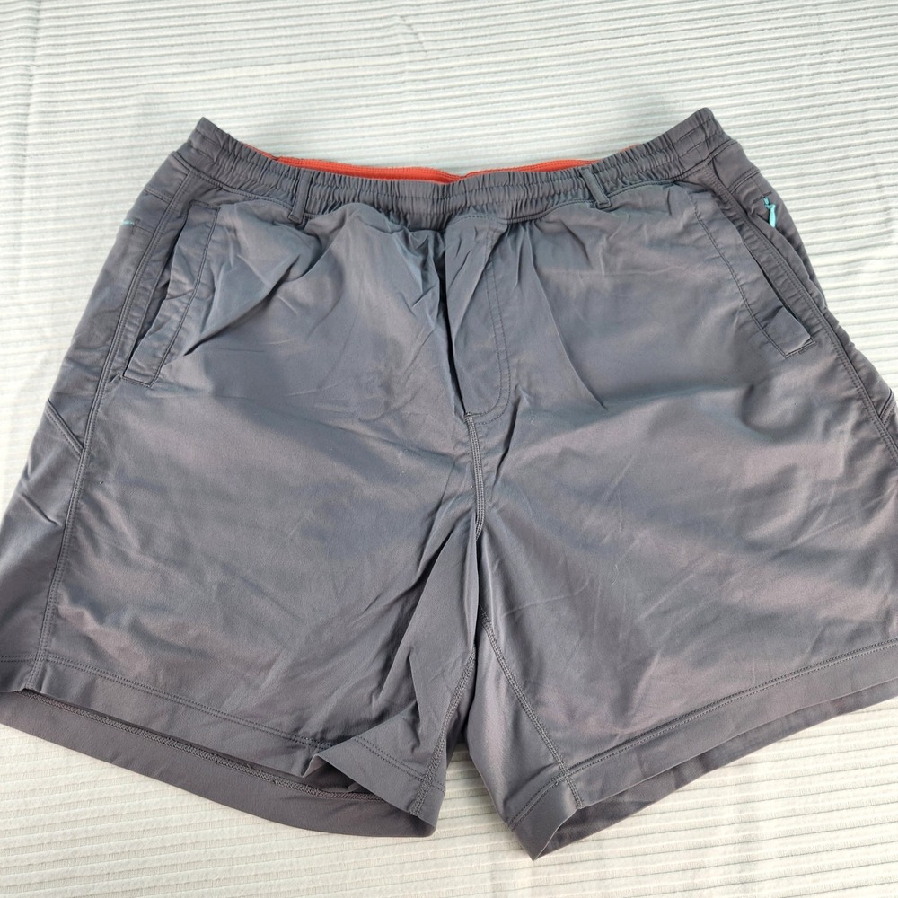 Birddogs Mens Classic Gym Athletic Shorts XXL 2XL Lined Gray Boomstick Stretch